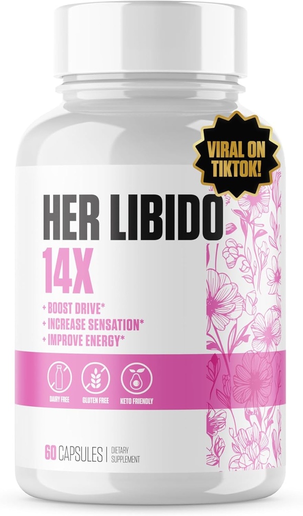 EPN doplňuje její Libido 14x Extra sílu 124; # 1 Hodnoceno žena Vylepšení & Energy Booster Increase Drive, Zvýšení Mood, Balance Hormones w / BioPerine, Ashwagandha, Maca Root + 11 Více - 60 pilulky