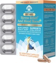 Nutricelebrity Optimální Stress Relief Dodatek, Mood Support, Spánková pomoc, Ashwagandha Organic, KSM-66, Mozek Focus, Probiotika pro ženy, Gut Health, Vegan Non GMO 60 Days Supply - 2 Pack