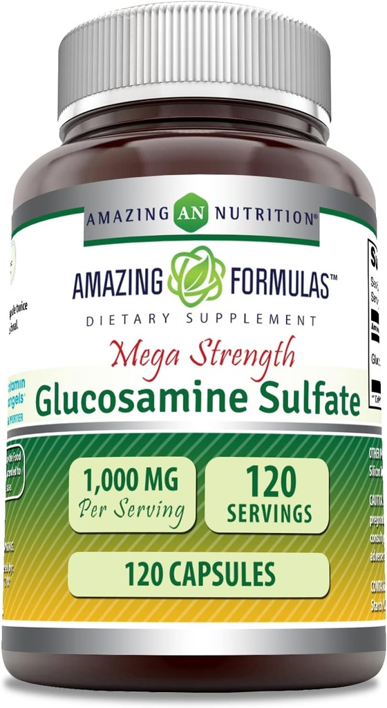 Una fórmula increïble Glucoslamina Sulfate 1000 mg Capules suplementaris per not-GOGINA Guten Free US (Unflavored)
