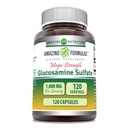 Amazing Formulas Glucosamine Sulfate 1000 mg Capsules Supplement | Non-GMO | Gluten Free | Made in USA (Unflavored)