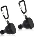 2 Pcs Protein Proten Protember, Protein Froten searcher, Protein Proten placeer to Go, Prefout/Gym Supplemen Keychain (Black, 100ml).
