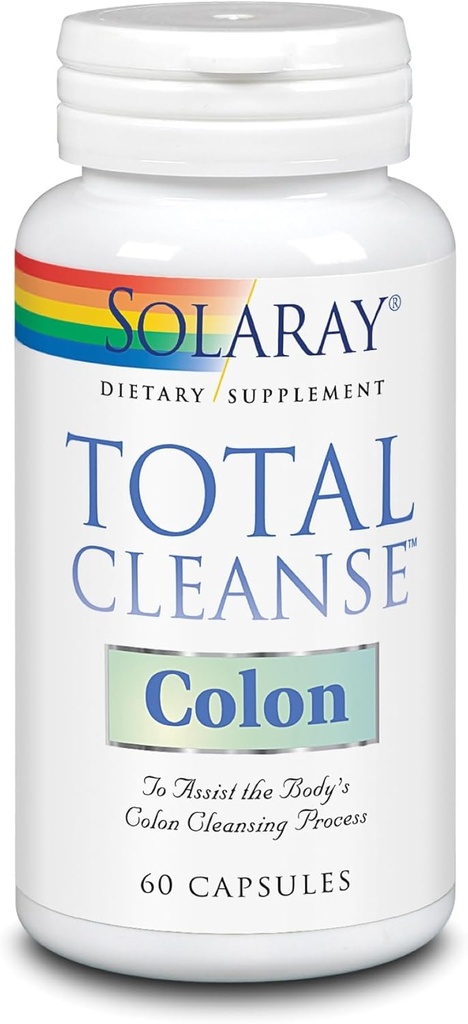 SOLARAY Total Cleanse Colon, Veg Cap (Btl-Plastic)  по 60 Count