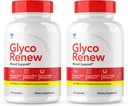 (2 pakuotė) Glyco Renew kraujo palaikymo papildas - Glyco Renew Pills Original Formulės Glycogen Clean Advanced Extra Stiprumas, Glycol atsinaujinimo kapsulės Atnaujintos natūralios sudedamosios dalys (120 kapsulių)
