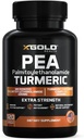 Pea Palmitoylethanolamide + Curcumin Complex Turmeric – 1600mg Micronized 99% & 95% Curcuminoids – Supporto congiunto ad alta potenza, Mobilità & Comfort – Made in USA