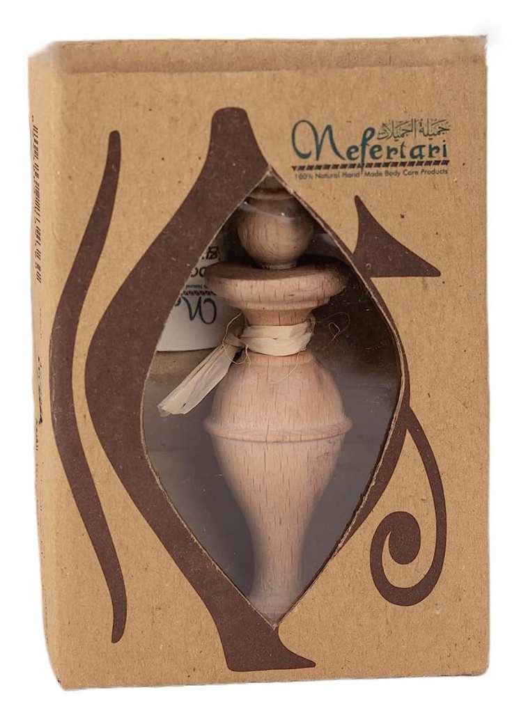 Nefertari 100% Natürlicher ägyptischer Eyeliner in Pulverform, handgemachter Eyeliner mit Pharao Verpackung