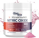 Nitric Oxide Supplement för män - Extra styrka Nitric Oxide Booster Powder för hjärta, cirkulation, blodflöde, energi, uthållighet - 10 g per portion, 30 portioner