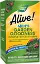 Müasir yolu Alive! Garden Goodness Men's Multivitamin, Veggies və Fruits bir Xüsusi **, Yüksək Potency B-Vitamins, 60 Tablets