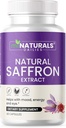 Suplemen Saffron Natural - Pure Premium Extract Capsules - Dukungan Mood - Dukungan Mata - Energi - dibuat di AS - 88.50 mg - 60 Pil - Optiminated - Pastilla de Azafran