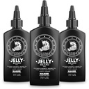 Bossman Jelly Beard Oil for Men - 3 Pack (12 oz in Total, Naked - Unscented) - Softens, Moissturizes & Conditions with Natural Ingreations