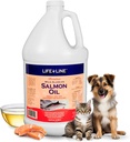 Petroli de la vida Wild Alaskan Salmon per a Dogs i Cats Sharif-3, suplementari per al petroli de peix Skin Health, Shiny Coat i Joint support 128 oz