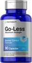Horbäach Go Less Bladder Control תוספת של 90 קפסולות | גלולות כוח מקסימלי לנשים וגברים | Non-GMO & Gluten פורמולה חינם