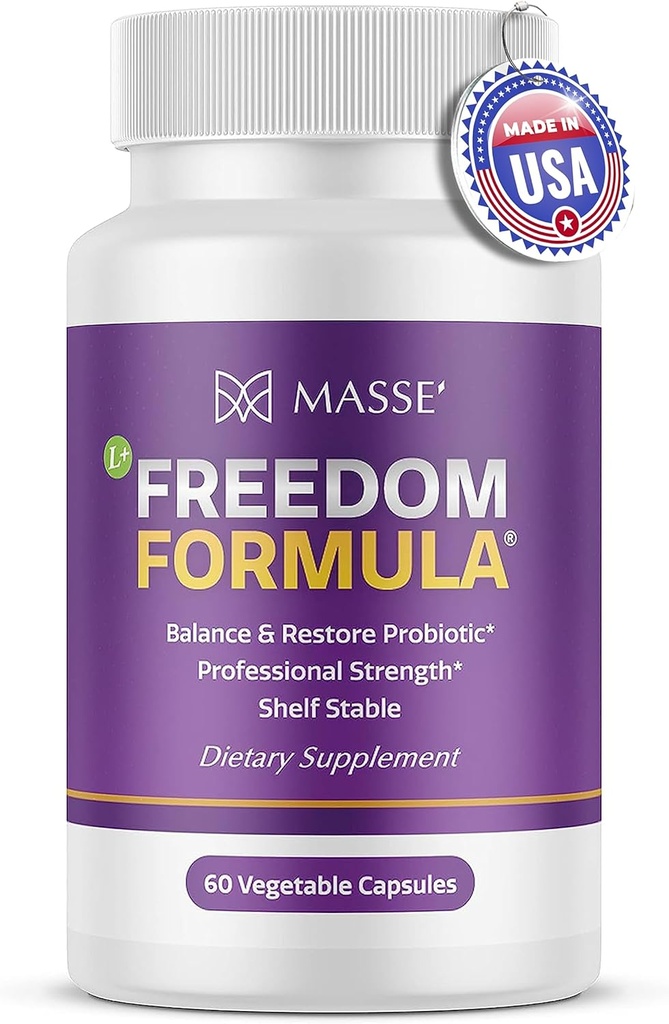 Candida Freedom Massey Medicinals Colon Cleanse Pillen - Gemaakt Digestief voor levendig leven - Gut Health Probiotic Complex - 60 Capsules