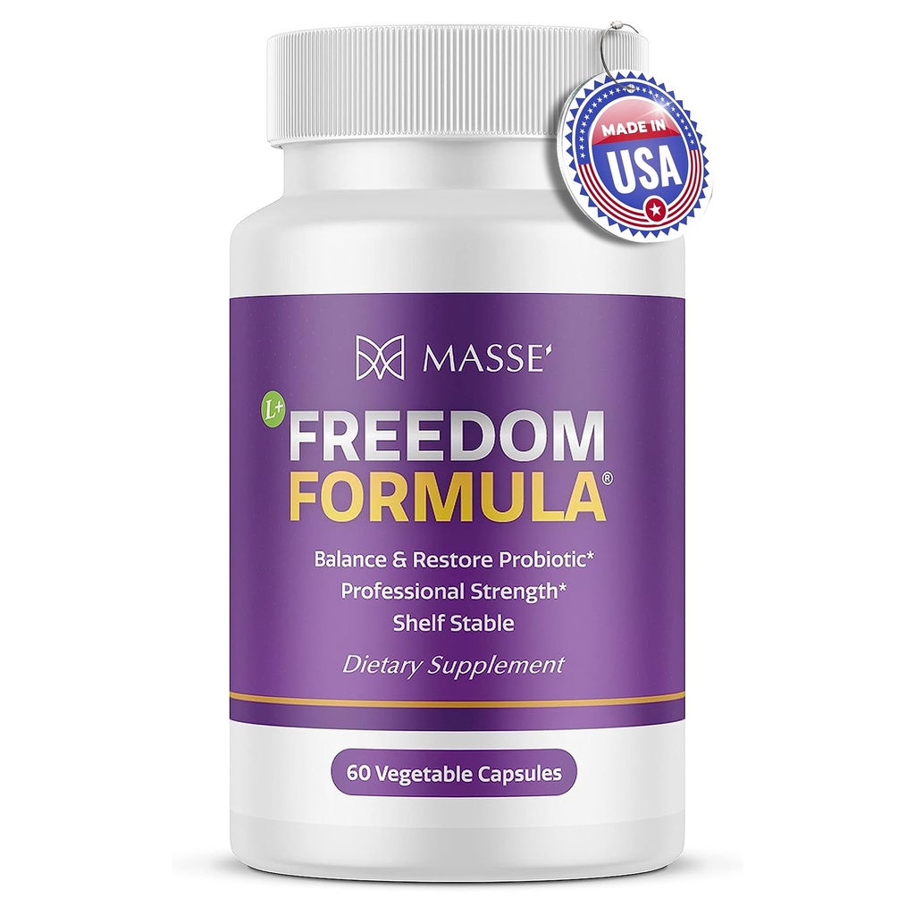 Candida Freedom Massey Medicinals Colon Cleanse Pills - Crafted Digestive for Vibrant Living - Gut Health Probiotic Complex - 60 Capsules