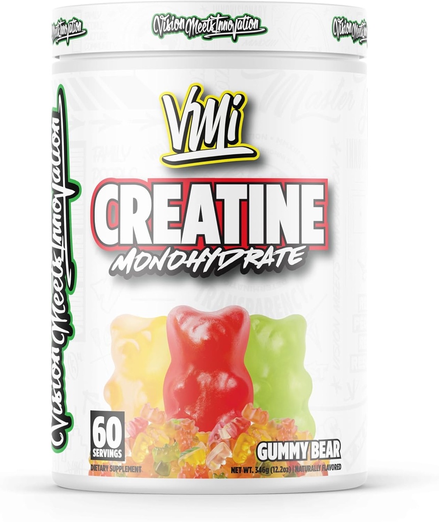 VMI Sports Creatine Monohydrate Powder Muscle Mass - размер 5 грама на Сервиране