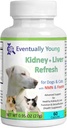 End Young 12-in-1 Kidney Support Cats & Dogs üçün geri qarşılaşdırma: Super Phosphate Binder w/NMN, Fisetin, Antioksids, Prebiyotik & Probiyotik 4 Sağlam Kidney & Liver funksiyaları (60 Caps)