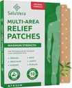 Patches - Extra grandes patches de calor - Músculo natural de força máxima e Relief Retropatches - Agir rápido, suave na pele, Hot Patches para trás, ombro, pescoço, joelho e pé, 10 Pack (L)