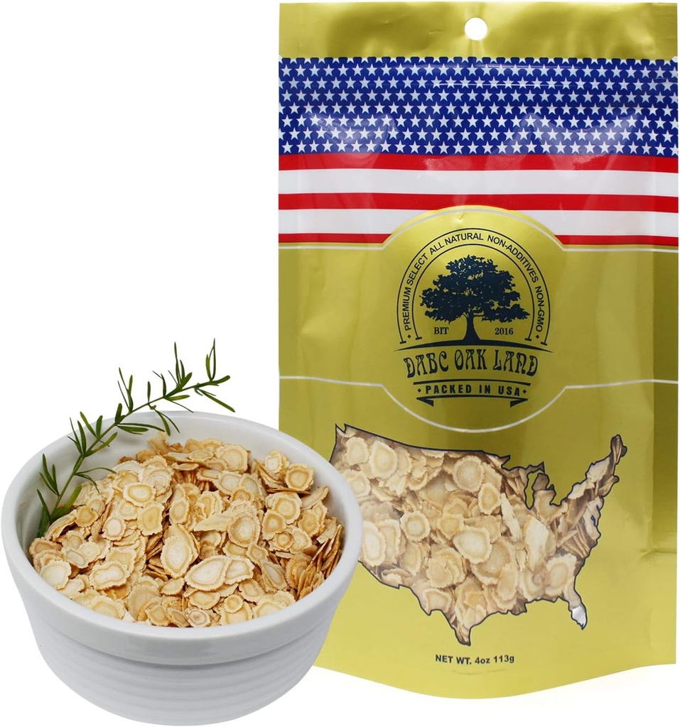 DOL American Ginseng Slices dal Wisconsin (Ginseng Root Wisconsin Cresciuto! La maggior parte della gente lo usa per fare il tè di Ginseng! Buon per la salute! (Small 4oz/Bag)