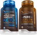 Herbtonics Apple Cider Vinegar Capsules Plus Keto BHB | Fat Burner & Weight Loss Supplement for Women & Men - Premium Ceylon Cinnamon Capsules - Effective Cinnamon Pills for Enhanced Well-Being