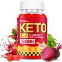 Keto ACV Gummies for Weight Loss - Skanus 1500MG Apple Cider Vinact with Mother, Probiotics, Vitaminai B6 & B12 - Cukrus Free, Vegan & Non- GMO - Palaiko Gut Health, Metabolizmas ir riebalų deginimas moterims