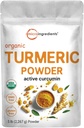 Organic Turmeric Powder, 5 lliura Rich a Curcumin eka Pur Turmeric suplementari Implementació antioxidant per a l'Immune Sanitat No GMO, Vegan Amadly, Nadígen