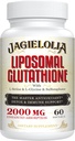 Liposomal Glutathione 2000 mg z L- Serine, L- Glicine & Sulforaphane - Active L- Glutathione Unique Formulation to Enhance Absorption - Master Antioksydant, Detoxifying & Immunification 124; 60 Softgels