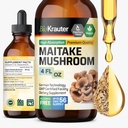 BIO KRAUTER Maitake Mushroom Extract - Maitake Liquid Supplement for Immuno Support - 680 mg per Serving - Vegaani, alkoholiton ja sokeriton Drops 4 Fl.Oz.