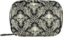 Déplacement de cas de pilule Vieilles cas de pilules Sac Médecine Vitamine Conteneur Pill Box Organisateurs Support supplémentaire (Skull Damask)