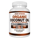 Arazo Nutrition Organic Coconut Oil 2000 MG - 100% екстра Virgin Unrefined Cold Pressed для підтримки ваги, шкіри, волосся, нігтів - 120 Softgel Капсули