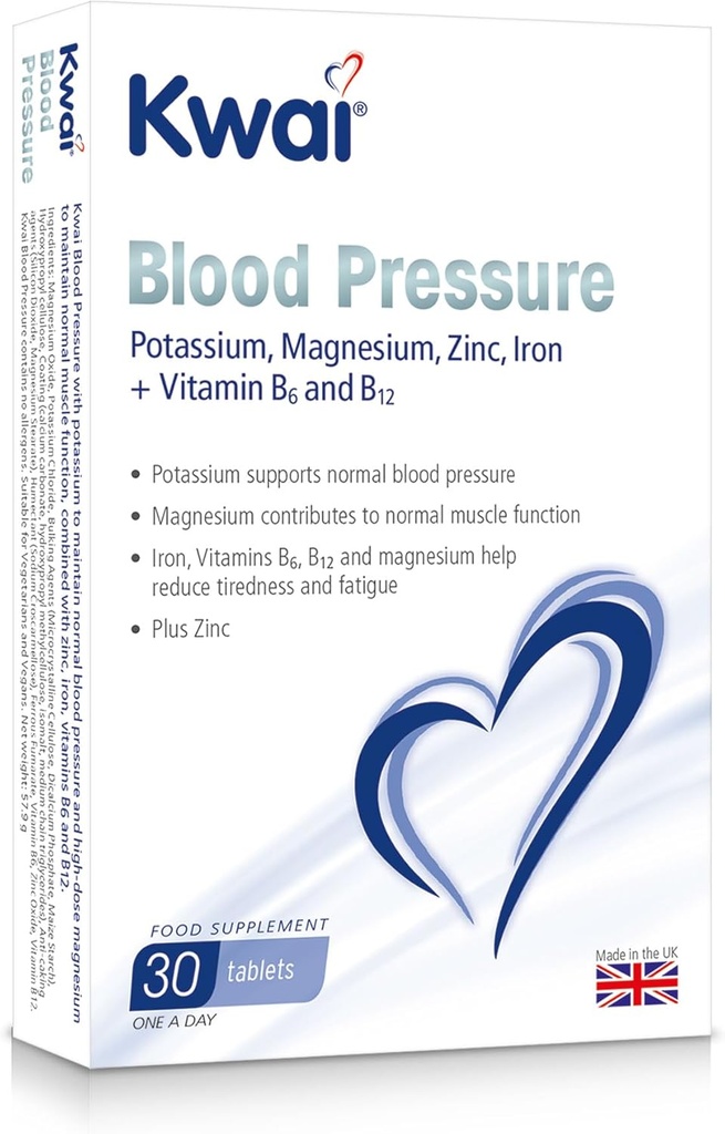 Kalium, Magnesium 400mg + Vitamin B6 och B12 - 30 tabletter