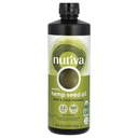 Nutiva אורגני Cold-Pressed Unrefined Raw Hemp Seed שמן, 24 Ounce, USDA אורגני, non-GMO, Whole 30 מוסמך, טבעוני, Gluten-Free & Keto, עשיר באומגה 3 & 6 Fat Acids