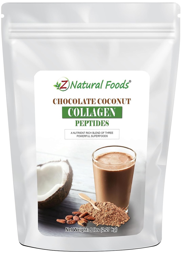 Çikolata Kolajı - 5 lbs - Lezzet + Zero Sugar - Hydrolyzed Collagen + Organik Cacao + Coconut Süt Toz - Gluten Free & Non GMO