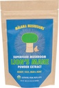 Lion's Mane Extract Powder av Malama, Organic Fruiting Body Lions Mane Mushroom Powder, Superfood Adaptogenic, støtter minne, fokus, hjerne, og nerver