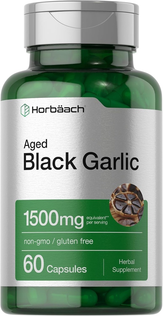 Horbäach Ikääntyneet valkosipuliuutekapselit 1500 mg ... 60
