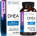 BlueBonnet Nutrition Intimate Essentials DHEA 50mg, Hem Men və Qadınlarda Fertility funksiyası və Optimal Hormon Levels üçün *, Qeyri-GMO, Vegan, Gluten-Free, 60 Bitki Kapsülləri, 60 Xidmət