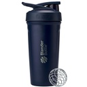 BlenderBottle Sport Insulated Stainless Steel Shaker Bottle with Wire Whisk, 24-Ounce, Navy – Protein Shakes & Hydration for Athletes & Fitness Enthusiasts, Easy Mixing, Lockable Lid