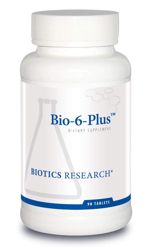 Biotics Research Bio 6 Plus Digestive Support, Supports Pancreatic Function, 50,000 NF Units Amylase, 9,300 NF Units Lipase, 50,000 NF Units Protease, Pancreatic and Digestive Enzymes 90 Tablets