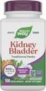 Natura's Way Kidney Bladder Premium Blend, Supliment traditional Herbs, 900 mg per 2-Capsule Serving, Proiect non-GMO verificat, Vegan, 100 Capsule (Packing May Vary)