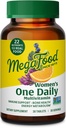 Megaalimentação Mulheres Multivitamínico Um Dia - Multivitamínico para Mulheres - Vitamina C, Vitamina D, Ferro & B Vitaminas - Osso, Metabolismo Energia e Apoio Imune - Vegetariano, GlutenFree - 30 Comprimidos, 30 Servimentos