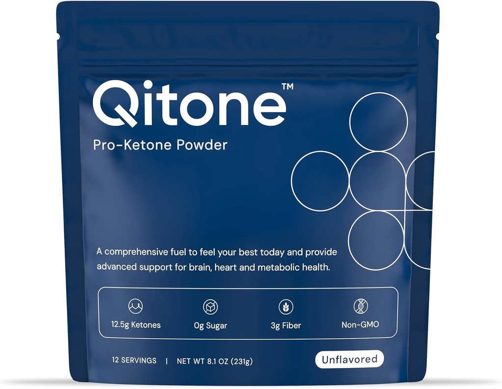 Ketone Powder - 5X MCT olioa baino eraginkorragoa - Energia garbia eta Keto euskarria - Jitterrik gabe, kraskatu gabe - Zaporerik gabe - Kafe kremailera ordezkapena, burmuina eta metabolismoaren bultzada