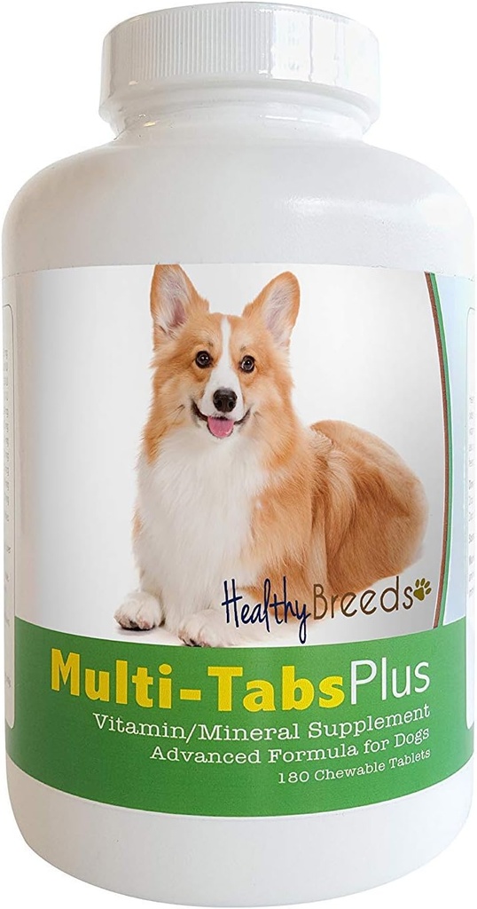 Gezond Ras Pembroke Welsh Corgi Multi-Tabs Plus Kauwtabletten 180 Tellen