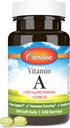 Carlson - Vitamin A, 15000 IU Palmitate (4500 mcg RAE), Vision Sağlamlıq və Sağlamlıq Skin, Immune funksiyası, 240 Softgels