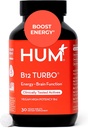 HUM B12 Turbo, Vitamín B12 Supplement, Daily Energy Support, Calcium for Bone Health, B-12 Vitamín Energy Supplements, Gluten Free, Vegan, Non GMO, 30 Vegan High Potency Tablets