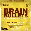 80mg Caffeine & 160mg L-Theanine Focus Enhancing Energy Chews (40 Servings) – Neuroscience Backed Nootropic Stack, Mental Acuity & Cognitive Support | Caramel Frappe Flavor Brain Bullet