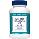 The Vitamin Shoppe Evening Primrose Oil 500mg - GLA Omega-6 | Women's Hormonal Balance | 120 Softgels | Cold-Pressed