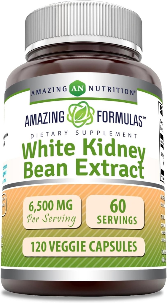 Verbazingwekkende Formules Witte nier Bean Extract 6500 Mg 