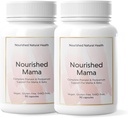 Nandeshed Mama Prenatal Multi Vitamin - Vegan Multivitamin untuk Preception, Pregnancy, Postpartum and Breastfeating Dupport - Iron- Bebas dengan Methylated Floor & High Dose Chooline - 180 Capsules