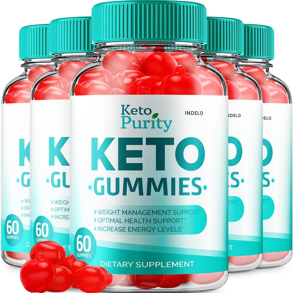 (5 opakowań) Keto pure ACV Gummies Advanced Loss - pure Keto Plus ACV Weight Management Gummies Apple Cider Octan KetoPure, Keto pure Gummies Recenzje witaminy B12 Keto + ACV (300 Gummies)