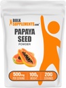 Bulk Supplements.com Papaya hạt giống Powder - Carica Papaya Dòng Dõi, Nutritional Proprog, Nutritive & Gut Consolation - Gluten Free, 500mg/ Phục vụ, 100g (1.5)
