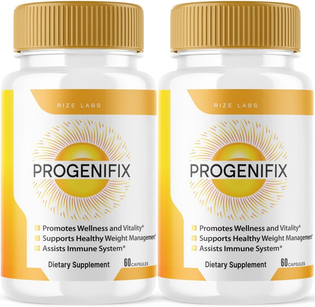 rize labs (2 Pack) Progenifix Weight Loss Supplement, Progenifix Capsules Total Body Wellness, Progenifix Healthy Lifestyle for Happier Life, Progenifix Reviews (120 капсул)