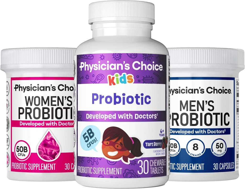 Probiotic Family Bundle - Жіночий Пробо (30ct) + Дитячий Пробо (30ct) + Чоловіки Пробо (30ct)